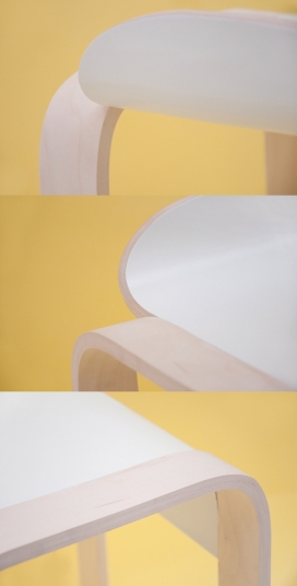 弯曲桦木凳-灵感来自瑞典和芬兰的家具