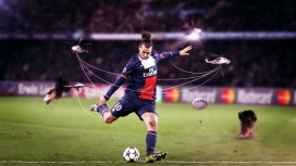 疯狂的足球运动员与小型战斗机