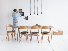 瑞典设计师马库斯・约翰逊设计的椅子-灵感来自北欧的椅子