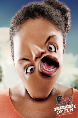 我们的乐趣杰作-GMAX Human Slingshot人力弹弓平面广告