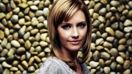 高清女鹅卵石背景女-斯特里克兰