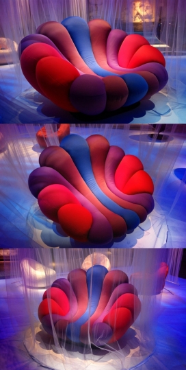 Anemone丰富多彩的海葵沙发