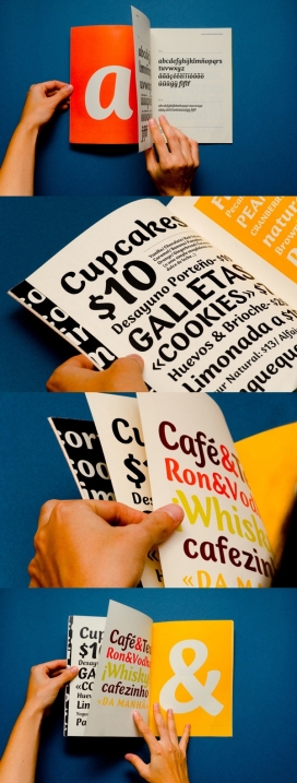 Cafecito旅游字体设计项目-专业化的版式设计