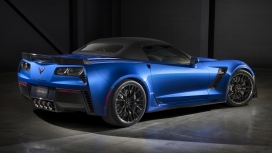 蓝调激情-雪佛兰Z06后侧面壁纸