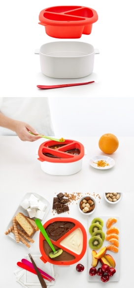 享受多美味-简洁外形和简约设计的外带微波炉快餐饭盒