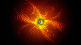 光芒四射-微软Windows徽标LOGO