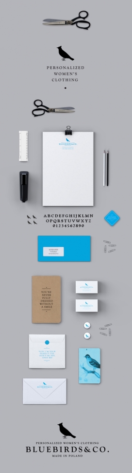 波兰个性化女装品牌Bluebirds&Co.设计欣赏