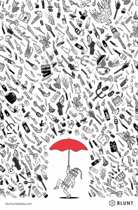 Blunt Umbrellas纯伞平面广告