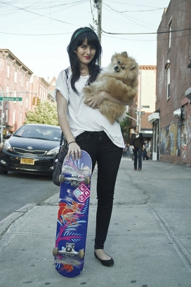 冲浪者-滑板运动人像