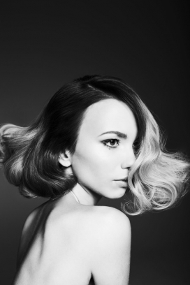 Hair潮发黑白艺术照