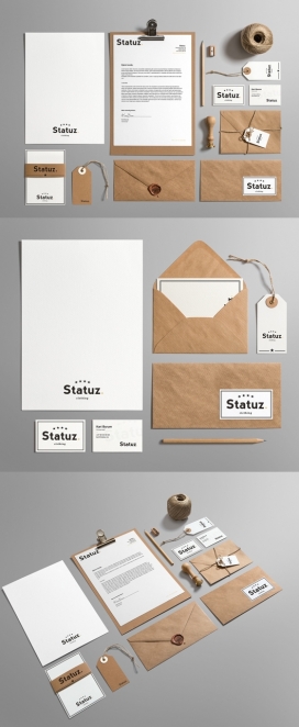 Statuz品牌服装设计-米色圈象征着团结