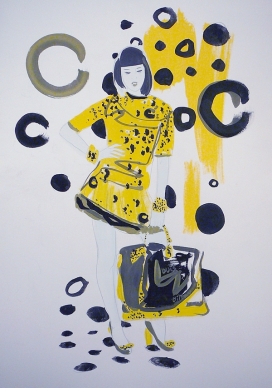 fashion illustration-时尚女性插画