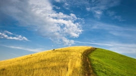 天空的轨迹-绿黄山