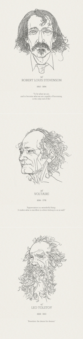 Innovation & Inspiration-铅笔手绘人像插画欣赏