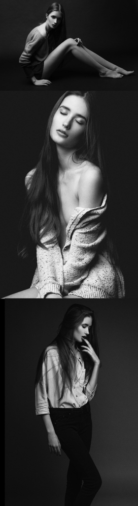 Mary-质感黑白女性人像