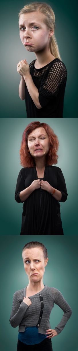 有趣的“大头”表情人像