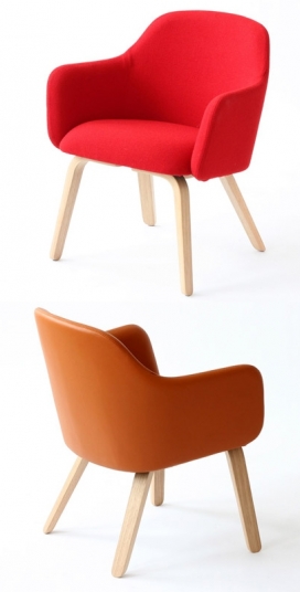 伦敦餐馆座椅设计