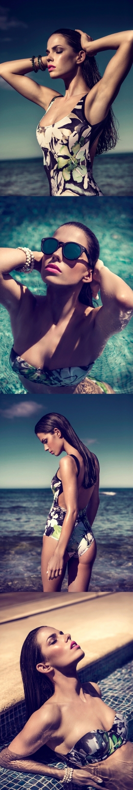 美诱的棕榈海滩泳装秀