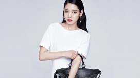 穿白色衣服的韩国女演员朴信惠美女包包代言壁纸