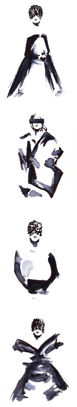 FASHION TYPE-时尚水墨时装字体设计