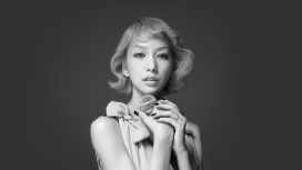 新生代日本流行天后中岛美嘉高清黑白壁纸下载