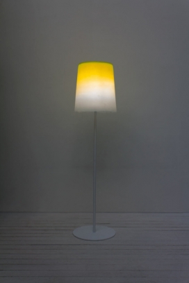 一个独特的花盆灯具-自下而上比较轻,每个边界是手工完成