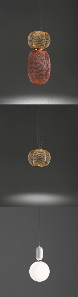 复杂的金属结构铁丝灯-巴塞罗那工业设计师Stephen Burk作品