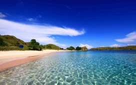 科莫多岛绿松石水