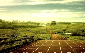 森林公路赛道壁纸