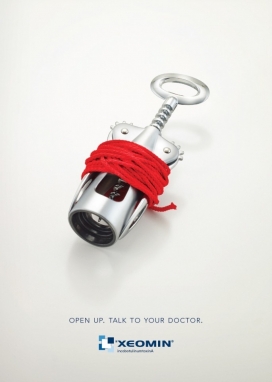 跟你的医生一起打开-Xeomin药物平面广告
