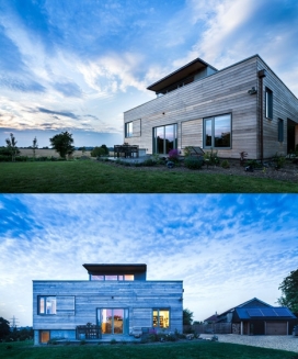 农村城镇两层错层住宅