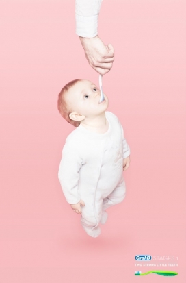 欧乐B儿童牙刷平面广告