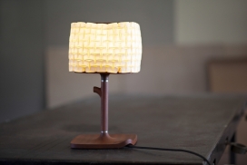 优雅豪华的Molecules菱形台灯-灵感来自日本传统的折纸艺术，采用手工雕刻纸折叠而成