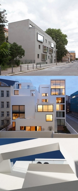 柏林公寓-七层高大楼