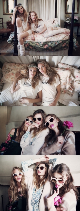 伊莎贝拉奥伯格玛妮-三姐妹的梦幻睡衣-Jane Austen-2014时尚收集