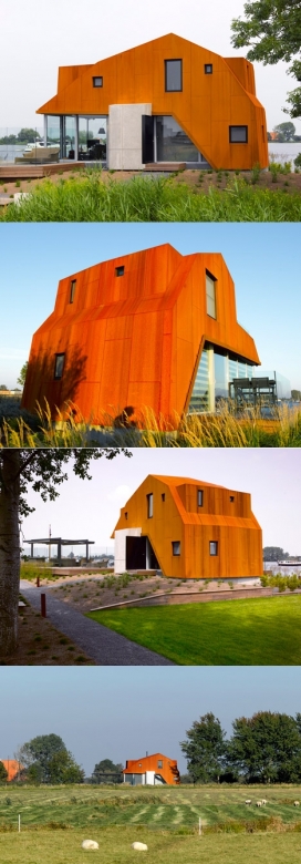 湖畔度假屋-房子的核心是由防水密封混凝土筑成，一个坚实、稳定的基础。