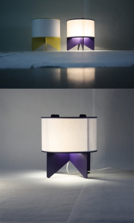 尖角落地灯设计