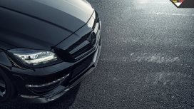 梅赛德斯奔驰CLS63 amg改装版汽车车头壁纸下载