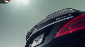 梅赛德斯奔驰CLS63 amg改装版汽车尾部壁纸下载