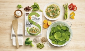 Super Nature快速冷冻食品包装设计