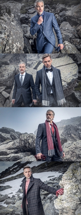 Стиль и композиции для fashion-съемк-保加利亚索非亚海拔景区拍摄的型男时装广告