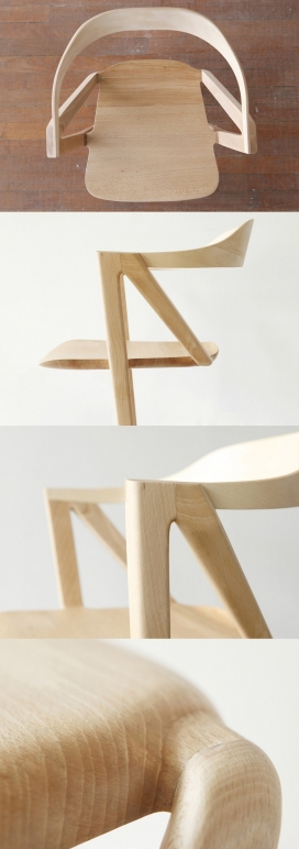 两条腿的椅子-解决现代生活中缺乏体力活动椅，为了减少日益久坐不动的生活方式引起的健康问题，曾与人体工程学和物理治疗师创造的产品