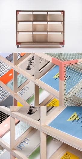 KIXBOX shelving木质鞋柜书架设计