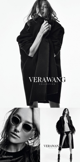 约瑟芬乐-Vera Wang时装秀-摇摆凌乱的卷发，展现一场运动摇滚氛围