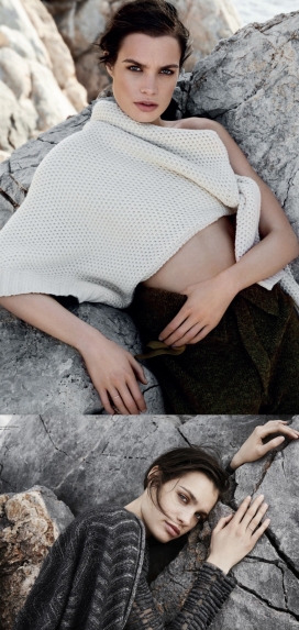 舒适的秋季针织时装