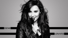 美国流行歌手演员Demi lovato黛米・洛瓦托明星黑白壁纸