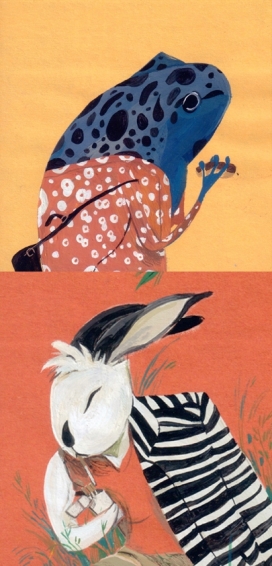 Post-it Show-动物插画设计