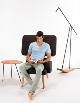 一个有个性的阅读环境家居设计