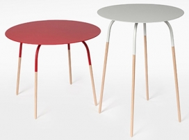 细长腿边桌凳子-直径只有1.2厘米