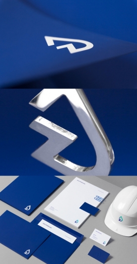 Zayd Petroleum-石油天然气公司品牌设计-一个大胆的符号反映了油滴与气体火焰，以字母Z合并成一个形状